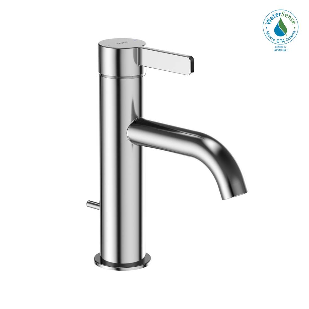 TOTO GF Series 1.2 GPM Single Handle Bathroom Sink Faucet with COMFORT GLIDE Technology and Drain Assembly, Polished Chrome