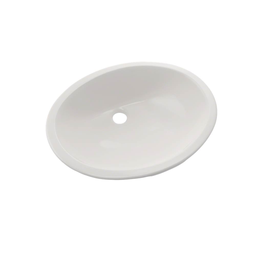TOTO Rendezvous® Oval Undermount Bathroom Sink with CeFiONtect™, Colonial White