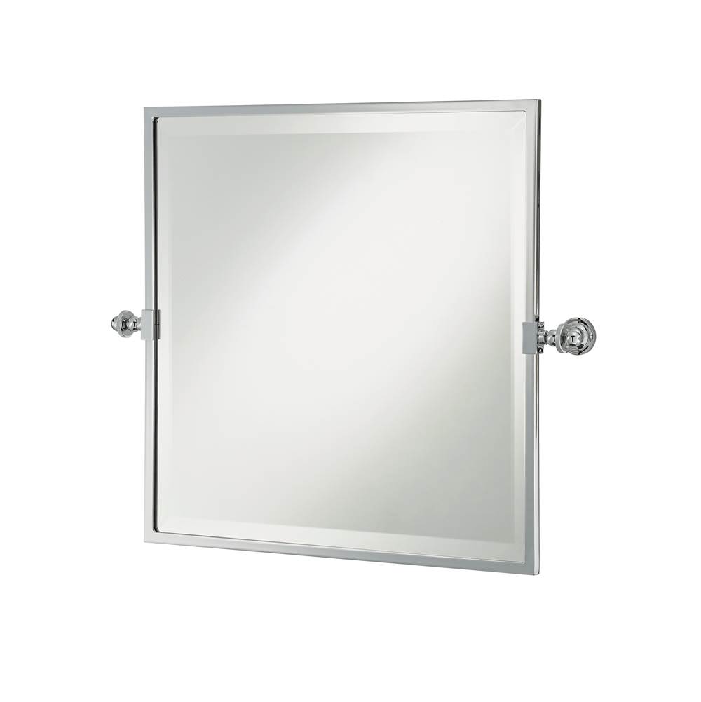 The Sterlingham Company Ltd 20'' Framed Square Tilt Mirror With Concealed Mounting